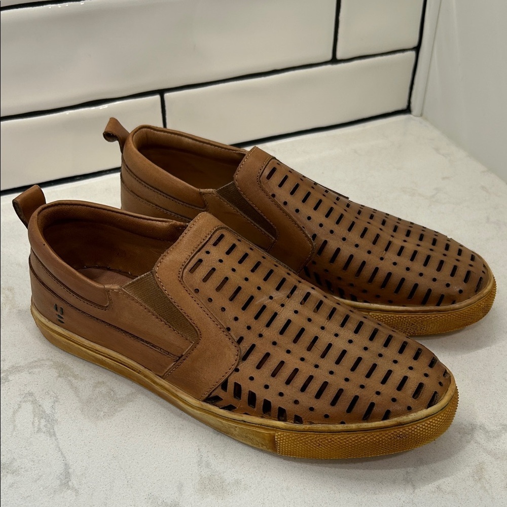 Roan by Bed Stu Brown Slip-On Women’s Shoes‎ Loafers 8